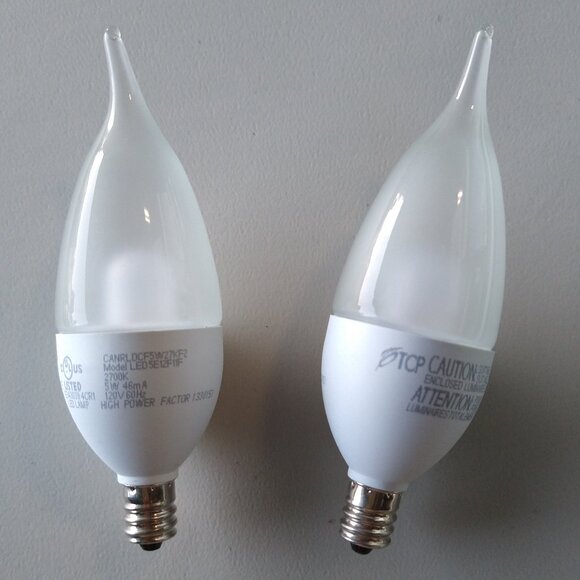 NWOT TCP Frost White Candle Stick Lights 12 pc - Picture 6 of 6